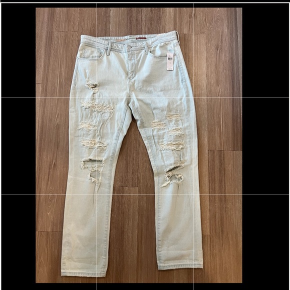 NWT. Anthropologie PILCRO MID-RISE SLIM BOYFRIEND JEANS size 31 regular - Picture 6 of 9